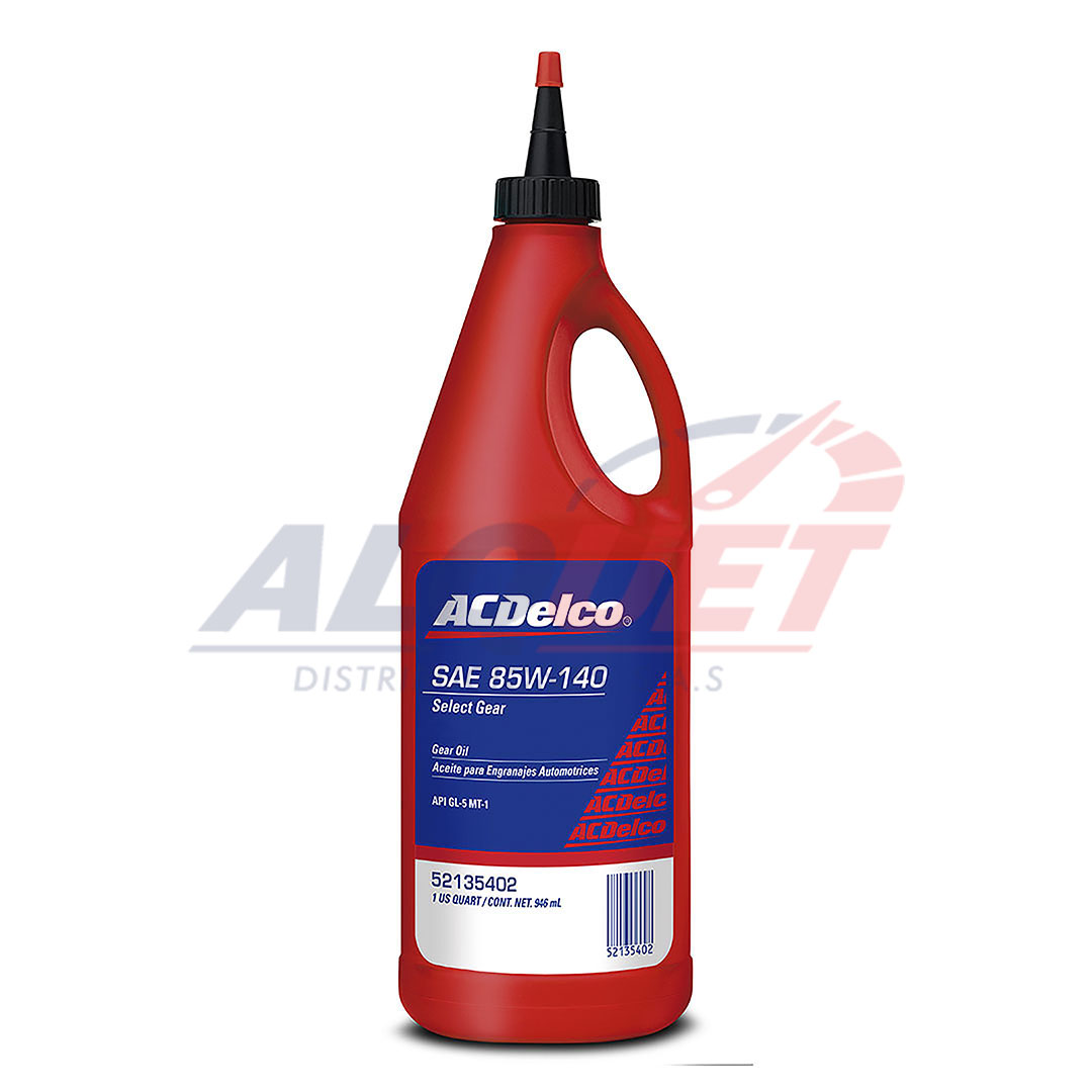 ACDELCO SELECT GEAR SAE 85W140 GL-5 Caja x 12 qt