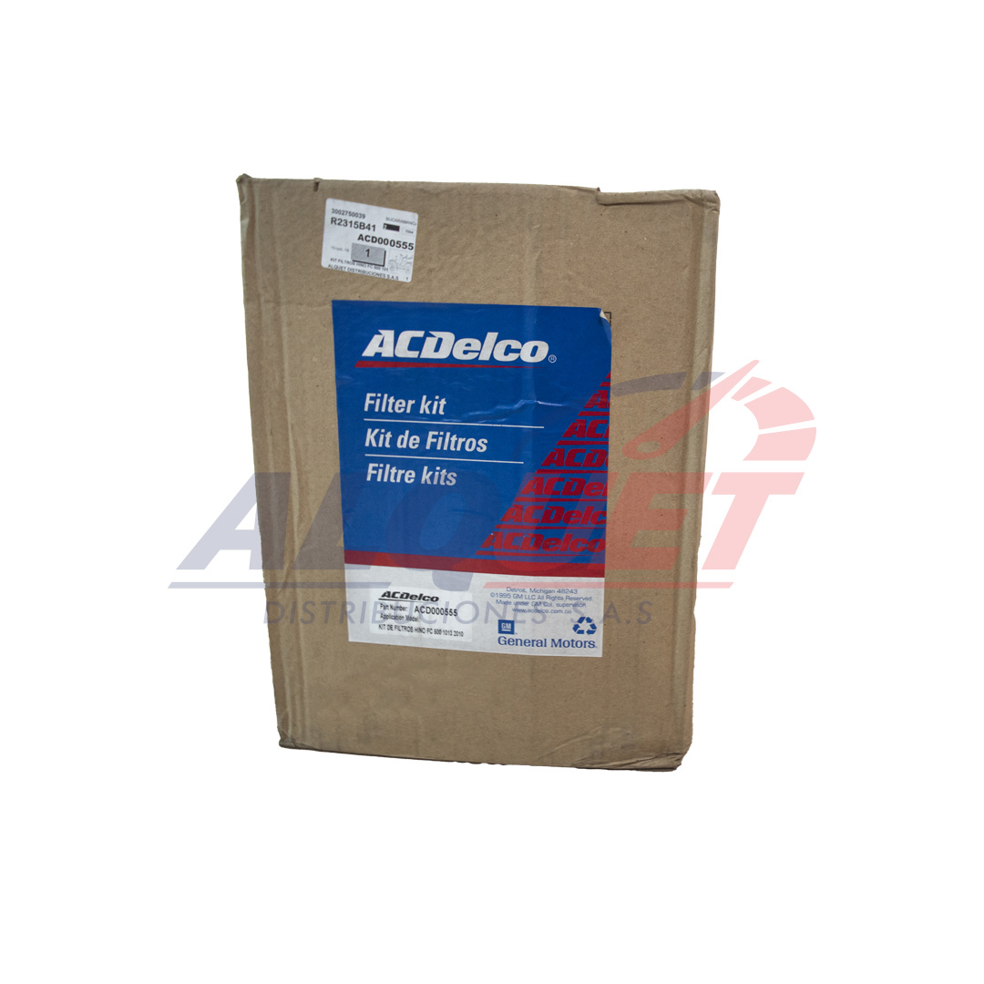KIT DE FILTROS ACD000555 HINO FC 500  1018/2 AIRE-ACEITE-2 COM  Cod. ACD000555